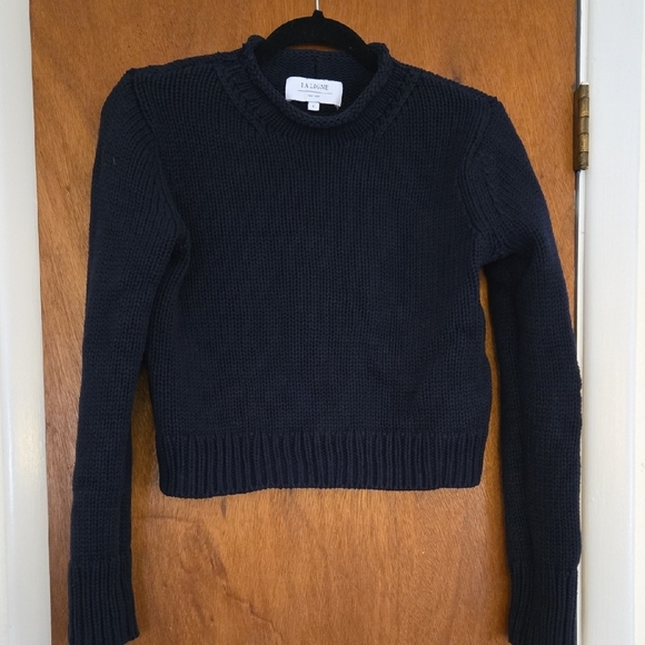 Women's Navy Sweater - Picture 14 of 16